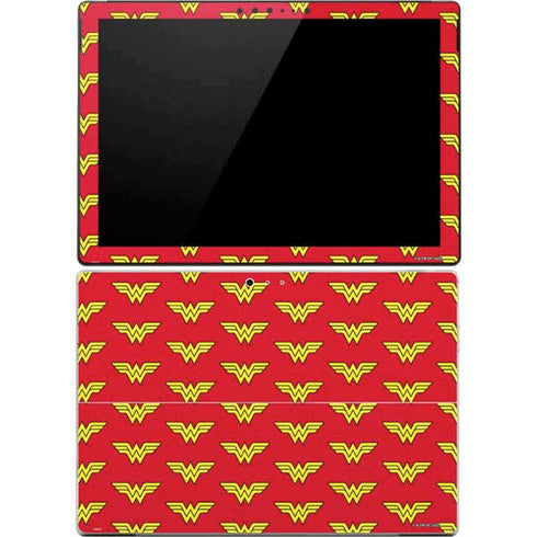 DC Comics Wonder Woman Logo Pattern Surface Pro 4 Skin